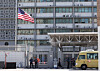The American flag is seen in front of the U.S. Embassy in Korea in Jongno District, central Seoul, on Sept. 11, 2025. [NEWS1]