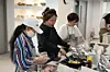 Kim Do-eun demonstrates how to cook jeongyea in central Seoul on June 13, 2025. [KOREAN FOOD PROMOTION INSTITUTE]