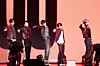 Boy band AND2BLE performs the lead track “Curious” during a showcase for the release of its first EP “Sequence 01: Curiosity” at Blue Square in central Seoul on May 26. [DANIELA GONZALEZ PEREZ]