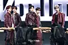 Boy band AND2BLE performs the lead track “Curious” during a showcase for the release of its first EP “Sequence 01: Curiosity” at Blue Square in central Seoul on May 26. [DANIELA GONZALEZ PEREZ]