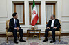 Special Envoy of the Minister of Foreign Affairs Chung Byung-ha, left, meets with Iranian Minister of Foreign Affairs Seyyed Abbas Araghchi on April 22 to discuss the situation in the Middle East and pending issues in bilateral relations. [MINISTRY OF FOREIGN AFFAIRS OF THE ISLAMIC REPUBLIC OF IRAN]