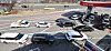 Cars line up to refuel at a gas station at the Seoul rendezvous service area, where gas prices are reportedly cheaper than those of other stations, in Seocho District, southern Seoul, on March 4. International oil prices are rising sharply in the aftermath of the U.S.–Israeli strikes on Iran. Korea is one of the countries most affected by this conflict, as it imports large amounts of oil from the Middle East. [NEWS1]