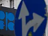 A view of the logo of the Organization of the Petroleum Exporting Countries (OPEC) is seen outside their headquarters in Vienna, Austria, on Nov. 30, 2023. [REUTERS/YONHAP]