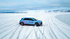 An Ioniq 5 is tested at Hyundai Mobis' winter proving ground in Arjeplog, Sweden. [HYUNDAI MOBIS]