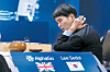 Korean Go grandmaster Lee Se-dol is seen during his match against Google DeepMind's AlphaGo at Four Seasons Hotel in Jung District, central Seoul on March 12, 2016. [GOOGLE]