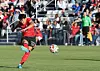 Son Heung-min of the Korea national football team takes a free kick during a friendly match against Trinidad and Tobago at South Field on the campus of Brigham Young University in Salt Lake City, Utah, on May 31. [NEWS1]
