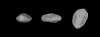 A three-dimensional model of 121 Hermione that was computed using light curve inversion techniques. [WIKIPEDIA]