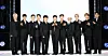 Boy band Seventeen poses for photos at an Airbnb photo event at Yongsan District, central Seoul, on June 4, 2025. [NEWS1]