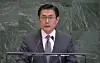 Jeong Yeon-doo, vice foreign minister for diplomatic strategy and intelligence, speaks during the Nuclear Non-Proliferation Treaty conference held in New York on April 27. [MINISTRY OF FOREIGN AFFAIRS]