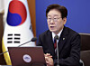 President Lee Jae Myung speaks during a meeting with senior presidential aides at the Blue House on June 4. [YONHAP]