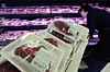 Domestic beef is displayed at a supermarket in Seoul on June 2, as rising oil prices stemming from tensions in the Middle East continue to push up consumer prices across Korea. [NEWS1]