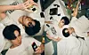 Shownu X Hyungwon, a subunit duo of boy band Monsta X, in promotional photos for its second EP, ″Love Me″ [STARSHIP ENTERTAINMENT]