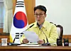Prime Minister Kim Min-seok speaks at the start of a meeting of relevant Cabinet ministries at the government complex in Seoul on March 2, for a review of the widening conflict in the Middle East. [YONHAP]