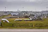A gas extraction site in Bierum, the Netherlands, is closed on March 10. Despite the sharpest rise in European gas prices in years due to the ongoing war between the United States and Israel against Iran, reopening the Groningen field for gas extraction is not an option due to the significant safety risks. [EPA/YONHAP]