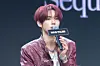 AND2BLE’s Zhang Hao answers questions during a showcase for the release of the group’s first EP “Sequence 01: Curiosity” at Blue Square in central Seoul on May 26. [DANIELA GONZALEZ PEREZ]