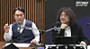 Former MBC reporter Jang In-soo (left) appears with host Kim Eo-jun on the pro-government YouTube channel “Kim Eo-jun’s News Factory” on March 10. [YOUTUBE CAPTURE]