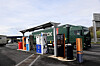 A truck is seen at a petrol station in the Spanish Basque city of Hernani on March 8. The U.S.-Israeli war on Iran has expanded across the Gulf and beyond, upending global energy markets and trade, and virtually halting traffic in the Strait of Hormuz, through which a fifth of the world's crude oil travels. [AFP/YONHAP]