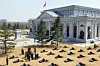 North Korea’s ruling Workers’ Party newspaper, the Rodong Sinmun, reported on its front page on April 3 that Kim Jong-un conducted on-site guidance at the construction site of the Memorial Museum of Combat Feats at the Overseas Military Operations. Kim, the party’s general secretary, emphasized that the site should be developed into an educational hub showcasing the military’s distinguished combat achievements, while personally reviewing exhibition plans and construction progress. [RODONG SINMUN/YONHAP]
