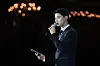 Singer and actor Cha Eun-woo speaks at a gala dinner on Oct. 31, 2025. [YONHAP]