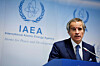 Director General of the International Atomic Energy Agency (IAEA) Rafael Grossi holds a press conference on the opening day of a quarterly meeting of the IAEA Board of Governors in Vienna on March 4, 2024. [REUTERS/YONHAP]