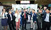 James Heller, Chargé d’Affaires ad interim of the U.S. Embassy in Korea, samples a craft beer brewed to commemorate the 250th anniversary of American independence during the 8th Korea International Beer Expo held at Coex in Gangnam District, southern Seoul, on April 16. [NEWS1]
