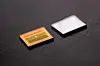 A highest-capacity, high-bandwidth 16-High HBM3E memory chip from SK hynix is seen in this studio photograph in San Francisco, California, on Aug. 6. [REUTERS/YONHAP]