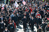People Power Party members march toward the Blue House in central Seoul during a rally on March 3, calling for the protection of judicial independence and constitutional order. [YONHAP]