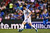 Son Heung-min of Los Angeles Football Club controls the ball against Cruz Azul during the second leg of the quarterfinals of the Concacaf Champions Cup at Estadio Cuauhtemoc in Puebla, Mexico, on April 14. [AFP/YONHAP]