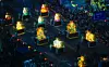 Lantern displays move down a street in Jongno District, central Seoul, on May 16 during a parade to mark Buddha’s Birthday, which falls on May 24. [NEWS1]