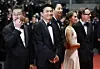From left, director Na Hong-jin, Hwang Jung-min, Zo In-sung, Alicia Vikander and Michael Fassbender attend the premiere of 'Hope' during the 79th annual Cannes Film Festival, in France on May 17. [EPA/YONHAP]