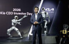 Song Ho-sung, the CEO of Kia, speaks at 2026 Investor Day at the Shilla Hotel in Jung District, central Seoul, on April 9. [HYUNDAI MOTORS/KIA]