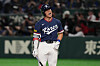 Korea's Kim Hye-seong reacts after getting struck out during the eighth inning of a World Baseball Classic game between Korea and Japan at the Tokyo Dome in Tokyo on March 7. [AP/YONHAP]