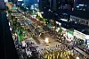 A lantern parade takes place in Jongno District, central Seoul, on May 16 during celebrations preceding Buddha’s Birthday, which falls on May 24 this year. [YONHAP]