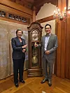 AMD Lisa Su, left, and Samsung Electronics Executive Chairman Lee Jae-yong, pose for a photo after a signing ceremony at a banquet hosted at Seungjiwon, Samsung Group's guesthouse in Seoul, on March 18. [SAMSUNG ELECTRONICS]