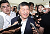 National Labor Relations Commission Chair Park Soo-keun attends the second round of postmediation talks between Samsung Electronics' management and labor unions in Sejong on May 19. [NEWS1]
