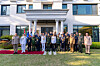 Military officials and diplomats from Korea, Egypt and partner nations pose for a commemorative photo at the inauguration of the new Egyptian Defense Complex in Seongbuk District, northern Seoul, on May 6. [EMBASSY OF THE ARAB REPUBLIC OF EGYPT TO KOREA]