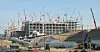 Construction site of SK hynix's Y1 chip factory located in Yongin, Gyeonggi, on Jan. 20. The fab is the first out of four factories SK hynix plans to build there. [YONHAP][YONHAP]