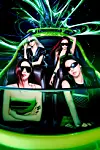 Girl group aespa in a promotional photo for its second full-length EP, ″Lemonade″ [SM ENTERTAINMENT]