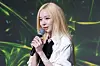 aespa’s Winter answers questions during a press conference for the release of the group’s second full-length album “Lemonade” at Sofitel Ambassador Seoul Hotel in southern Seoul on May 28. [DANIELA GONZALEZ PEREZ]
