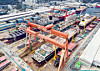 HD Korea Shipbuilding & Offshore Engineering's shipyard in Ulsan is seen in this file photo from March 26, 2023. [YONHAP]