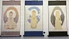 Digital illustrations of Buddha by artist Kim Baek-seoul [WOO JI-WON]