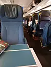 Inside the Eurostar on the trip from London to Paris [JOEL DOWN]