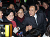 Rep. Choo Kyung-ho of the People Power Party, accused of obstructing lawmakers from voting to lift martial law on the Dec. 3, 2024, leaves Seoul Detention Center in Uiwang, Gyeonggi, on Dec. 3, 2025, after a court dismissed a request for his arrest warrant. [YONHAP]