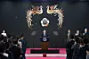 President Lee Jae Myung takes the oath of office during a simplified inauguration ceremony held in the Rotunda Hall of the National Assembly in Yeouido, southern Seoul, on June 4, 2025. [LIM HYUN-DONG]
