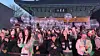 People move to EDM beats during the EDM performance that took place as part of the Seoul International Buddhism Expo at Bongeunsa Temple on April 2. [WOO JI-WON]