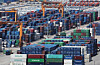 Containers fill a port in Pyeongtaek, Gyeonggi, on May 8. [YONHAP]