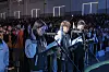 International and domestic freshmen at Soonchunhyang University read a pledge at the welcoming ceremony. [SOONCHUNHYANG UNIVERSITY]
