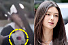 Left: A person assumed to be former NewJeans member Danielle cheers at the Tokyo Marathon while holding a Korean flag. Right: Former NewJeans member Danielle [SCREEN CAPTURE, NEWS1]
