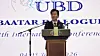 Unification Minister Chung Dong-young gives a special address at the opening ceremony of the 11th Ulaanbaatar Dialogue on June 4. [UNIFICATION MINISTRY]