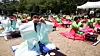 International students at Daegu Catholic University take part in a traditional coming-of-age ceremony on campus on May 18. [DAEGU CATHOLIC UNIVERSITY]